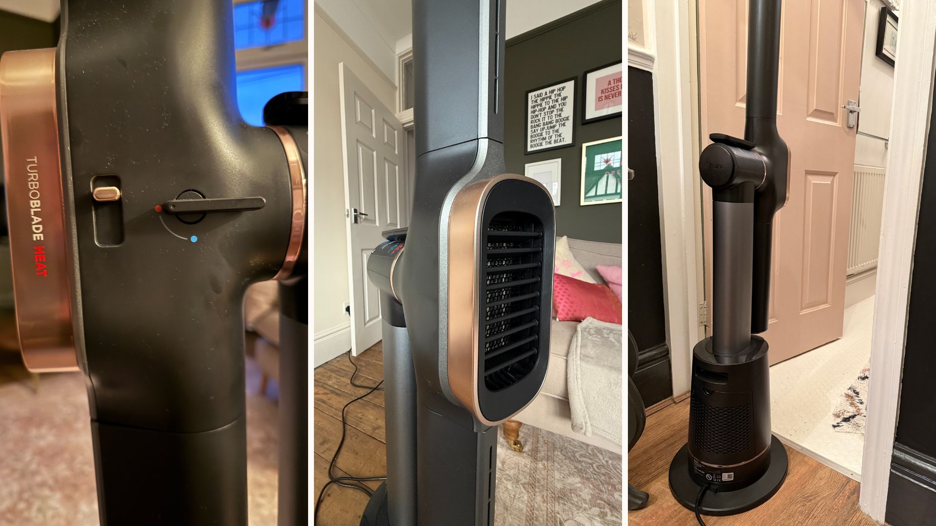 Shark Turboblade Cool and Heat fan during testing