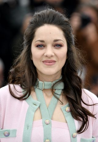 Marion Cotillard attends the "Little Girl Blue" photocall at the 76th annual Cannes film festival at Palais des Festivals on May 21, 2023 in Cannes, France