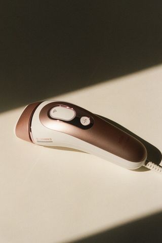 Braun Skin i·expert Smart IPL, shot in Brooklyn, New York by Marie Claire photographer Lea Banchereau, one of the best laser hair removal devices 