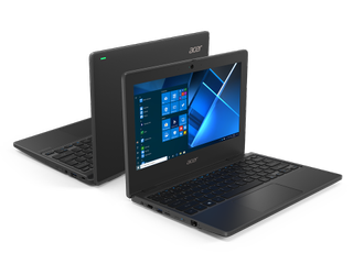 Acer TravelMate B3 front and back