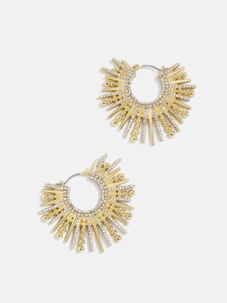 Jaskamal Earrings - Large Pavé/gold