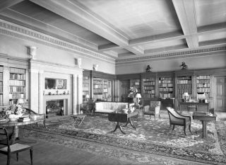 The library at Belsay Castle