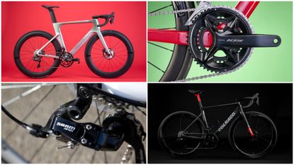 Image shows Cannondale and Shimano 105