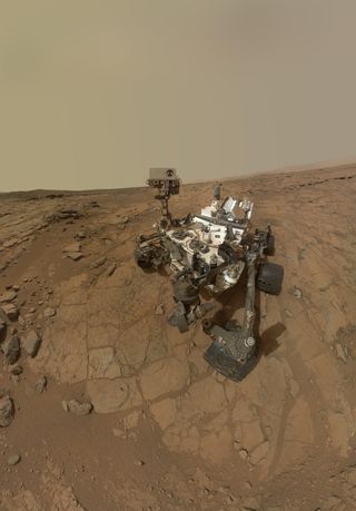Mars Rover Curiosity 1st Sample Site Portrait
