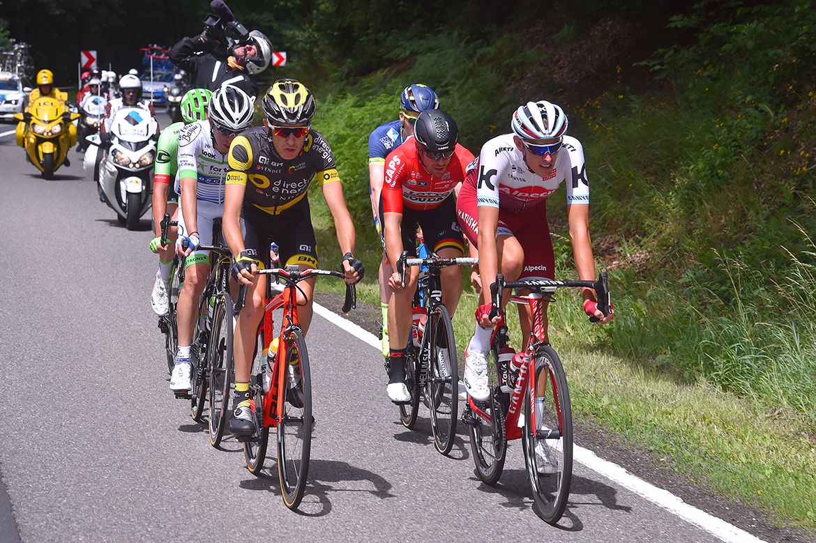 The breakaway on stage 3 of the Tour de France