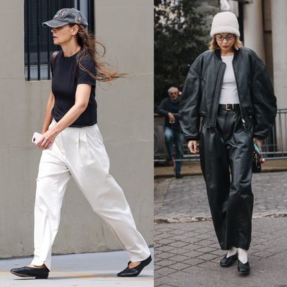 Katie Holmes and Gigi Hadid's favorite Mansur Gavriel Glove Flats are on sale for Nordstrom's Anniversary