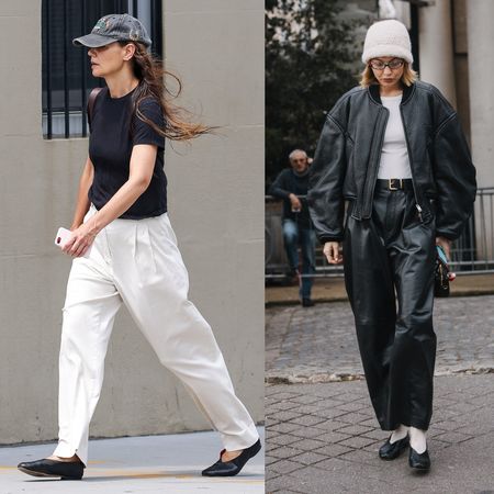 Katie Holmes and Gigi Hadid's favorite Mansur Gavriel Glove Flats are on sale for Nordstrom's Anniversary