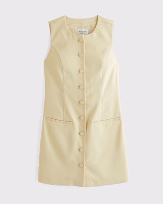 abercrombie, Mara High-Neck Vest Mini Dress