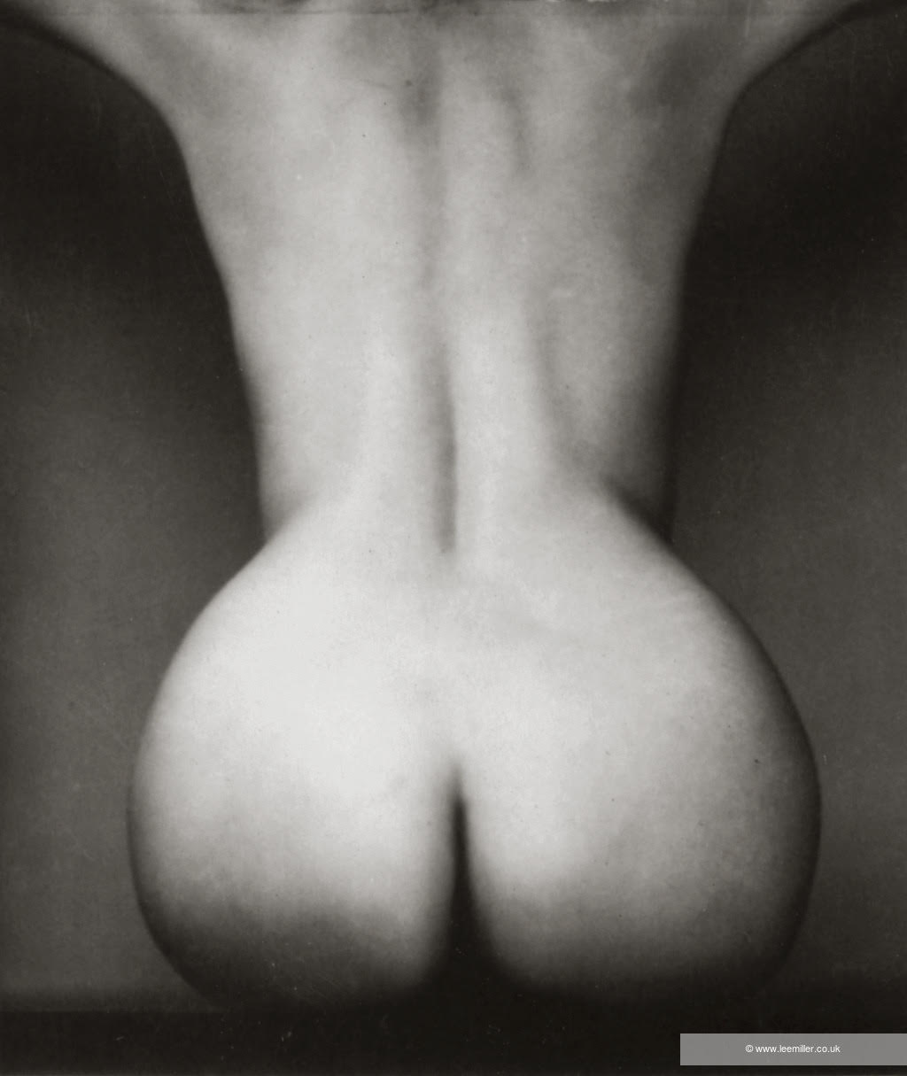 Image from Lee Miller Archives, nude black-and-white back and buttocks