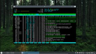 Simple terminal in azione