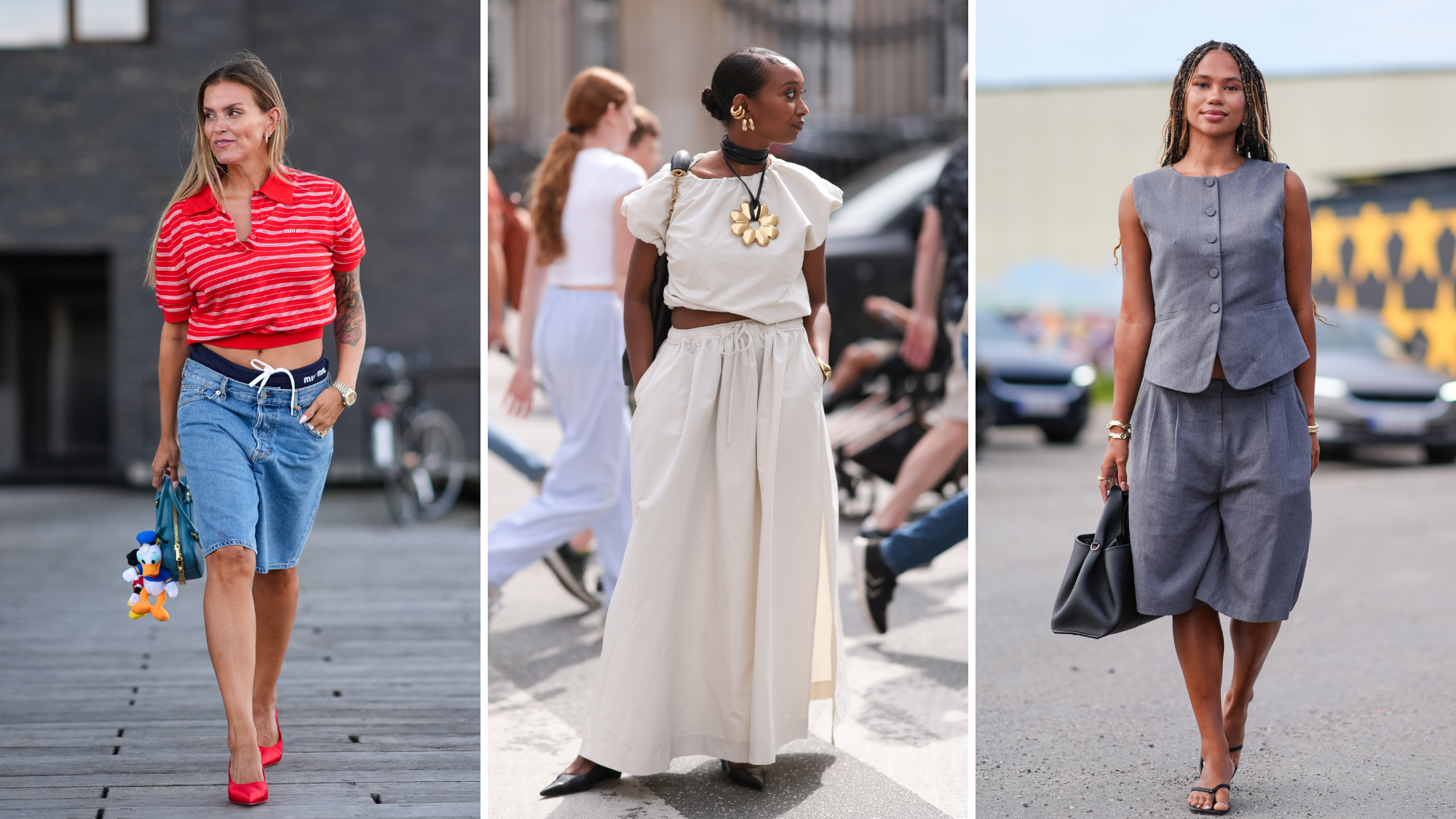 Heatwave dressing street style imagery