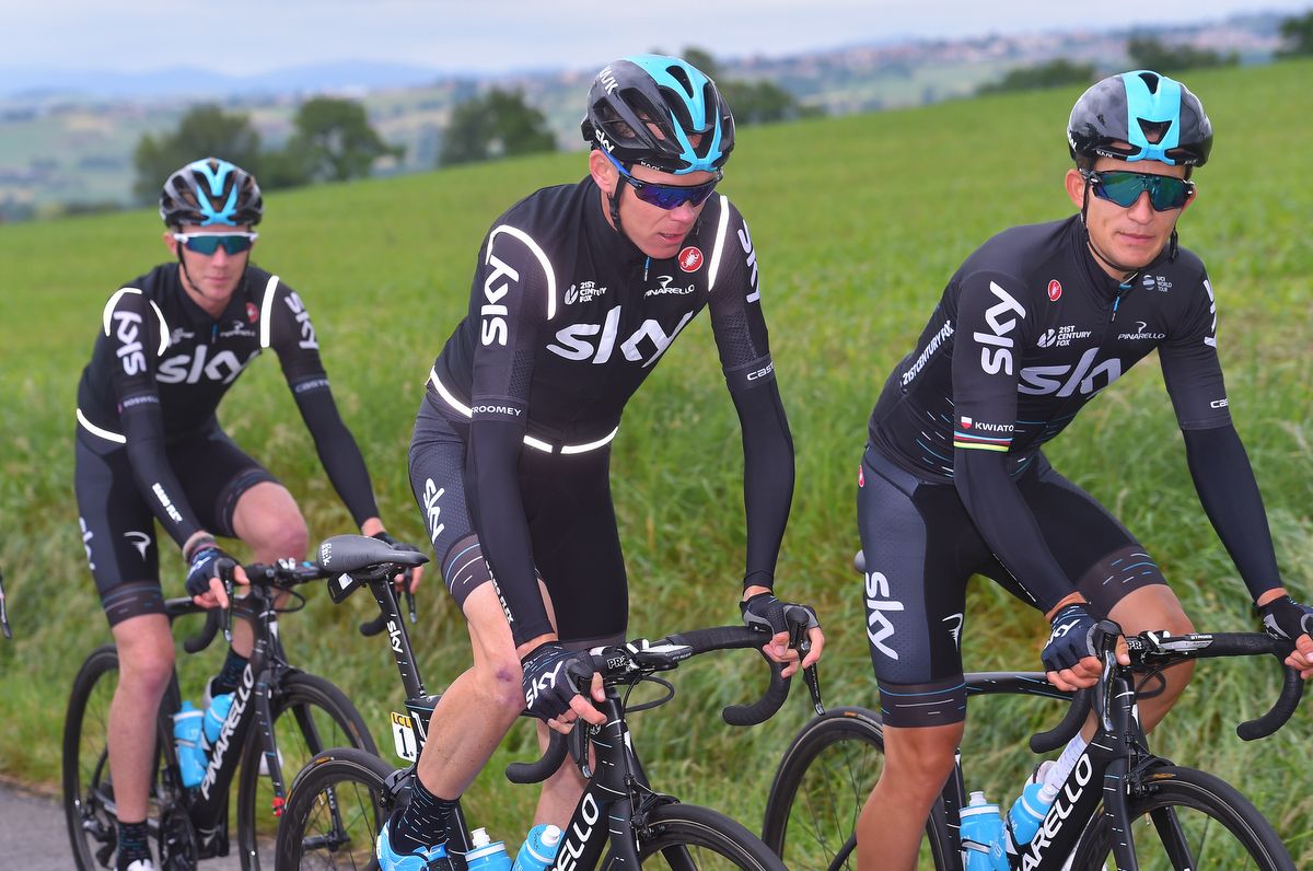 Chris Froome (Team Sky) during stage 1
