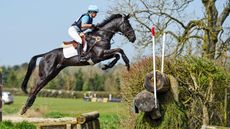 Aston-le-Walls elite event Jonelle Price riding the 2018 Badminton winner Classic Moet, who belongs to Trisha Rickards, Jacky Green and her rider.