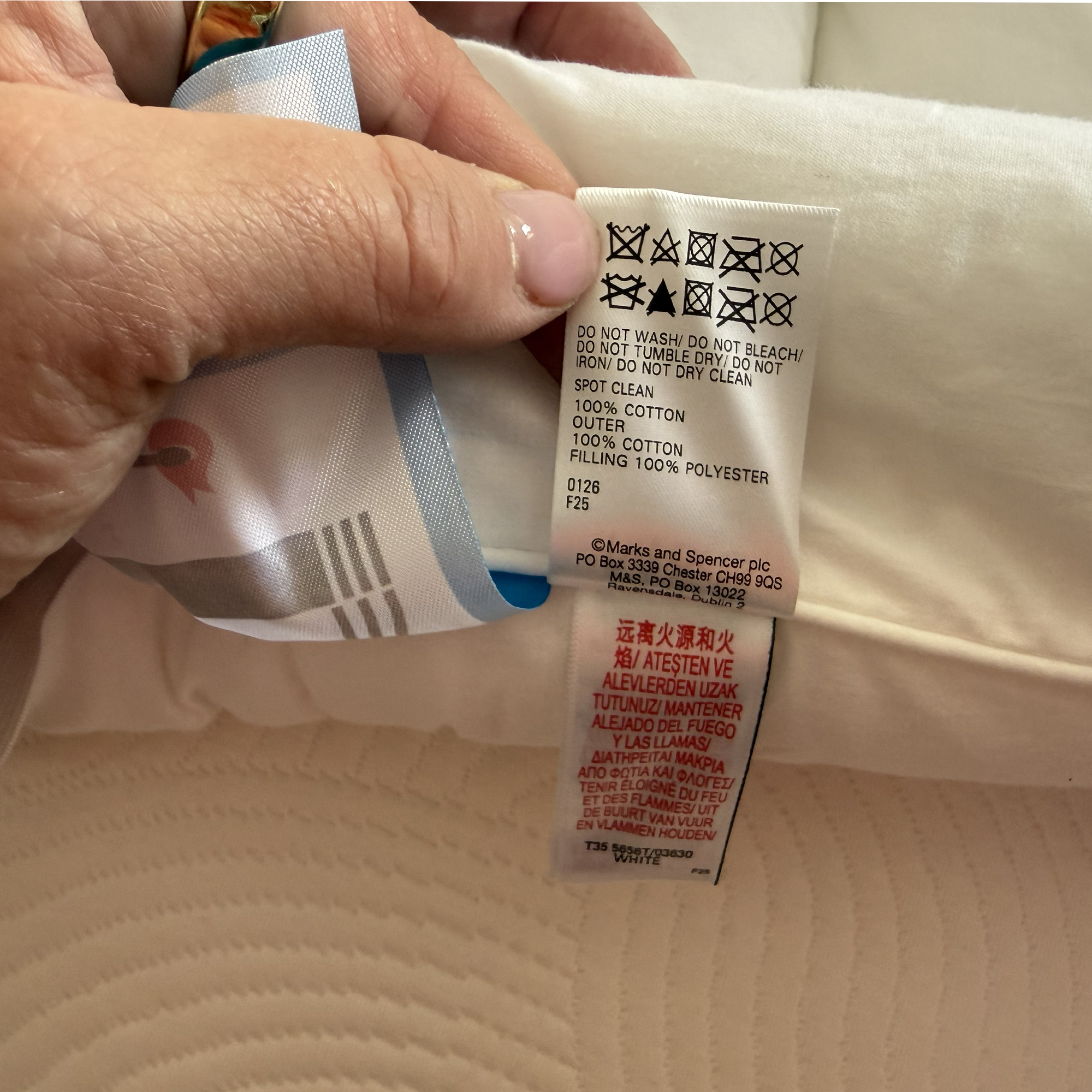 M&amp;amp;S Stay Cool 10cm Depth Mattress Topper being tested at home
