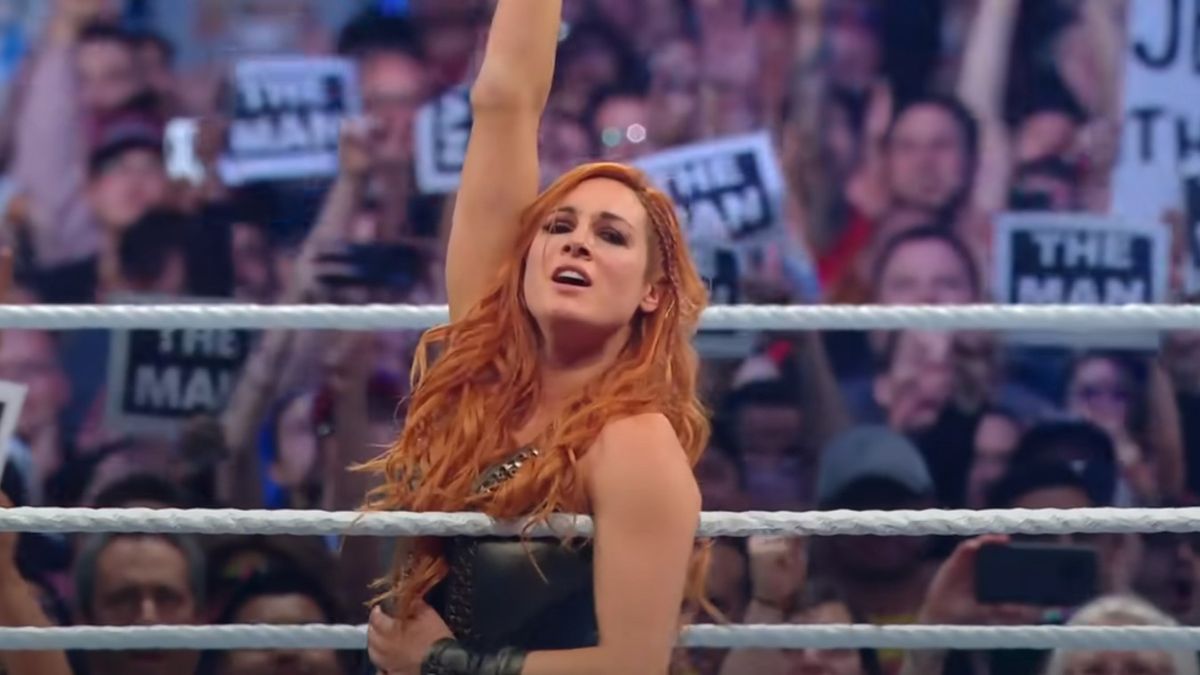 Becky Lynch at the 2019 Royal Rumble