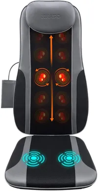 Naipo Shiatsu Back Massager Massage Chair Was £99.99 | Now £47.29 | Save £52.70 (53%) at Amazon