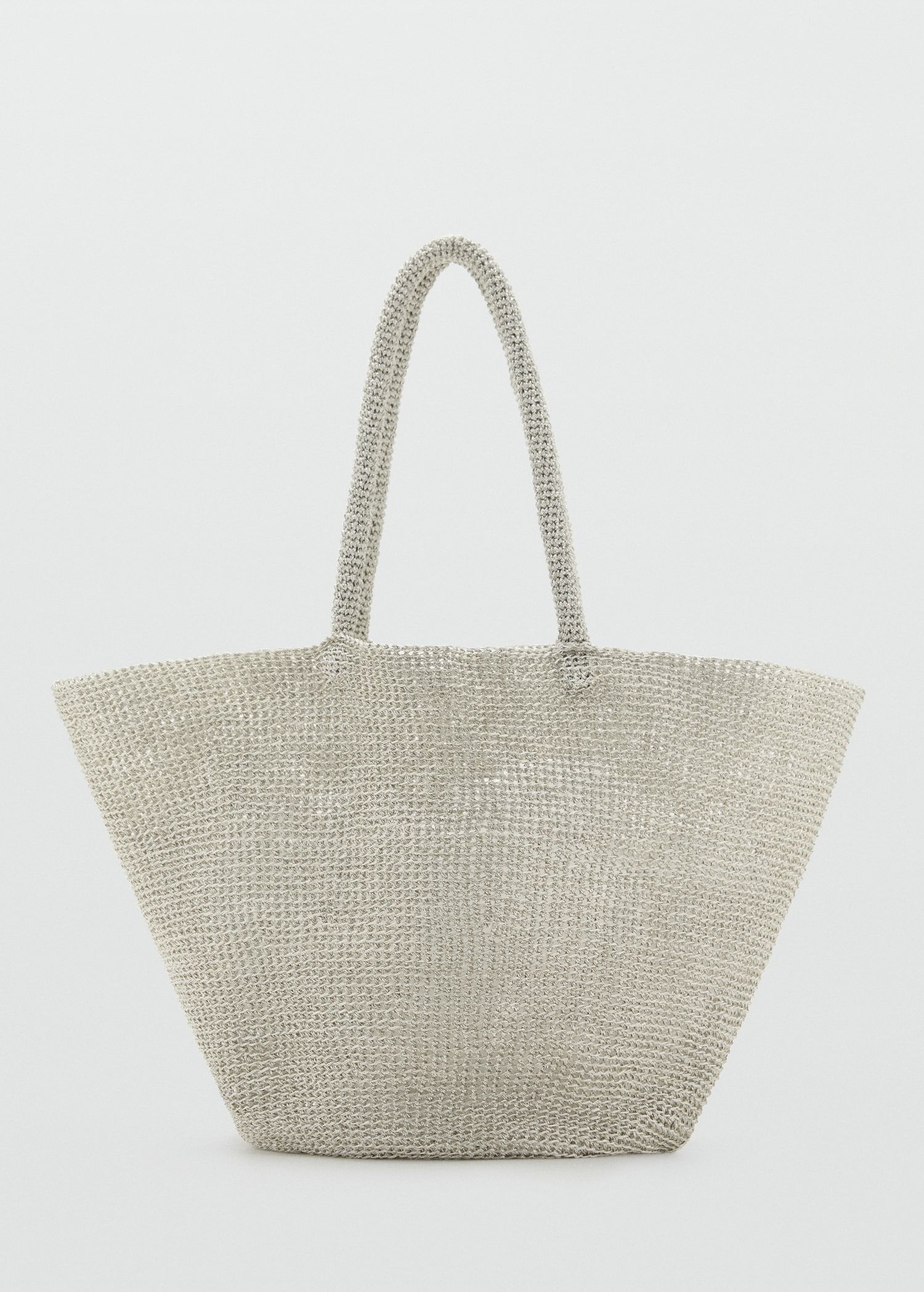 MANGO, Mesh Shopper Bag