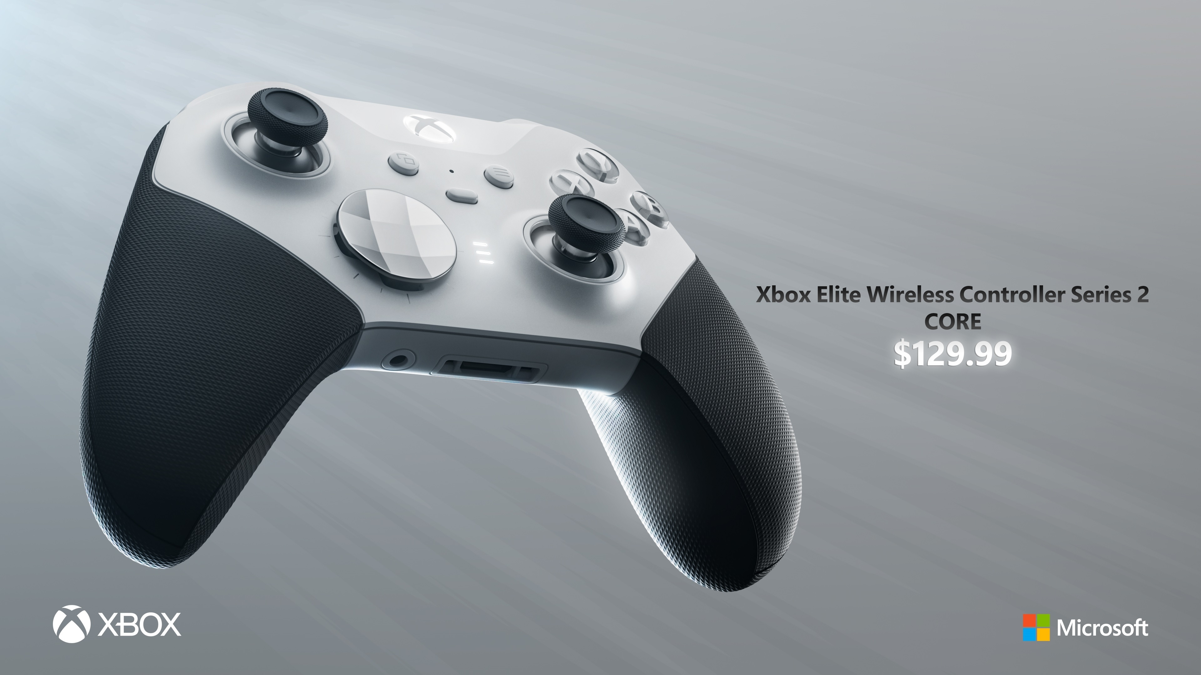 O novo controle Xbox Elite em branco