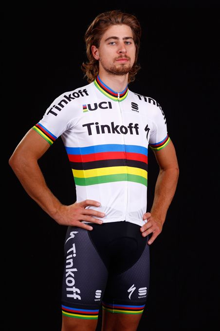 Peter Sagan in his 2016 world champion's kit