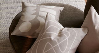 H&M beige cushion covers