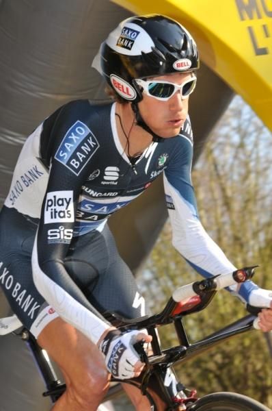 Frank Schleck (Team Saxo Bank) will have better days in the mountains. He took 85th today