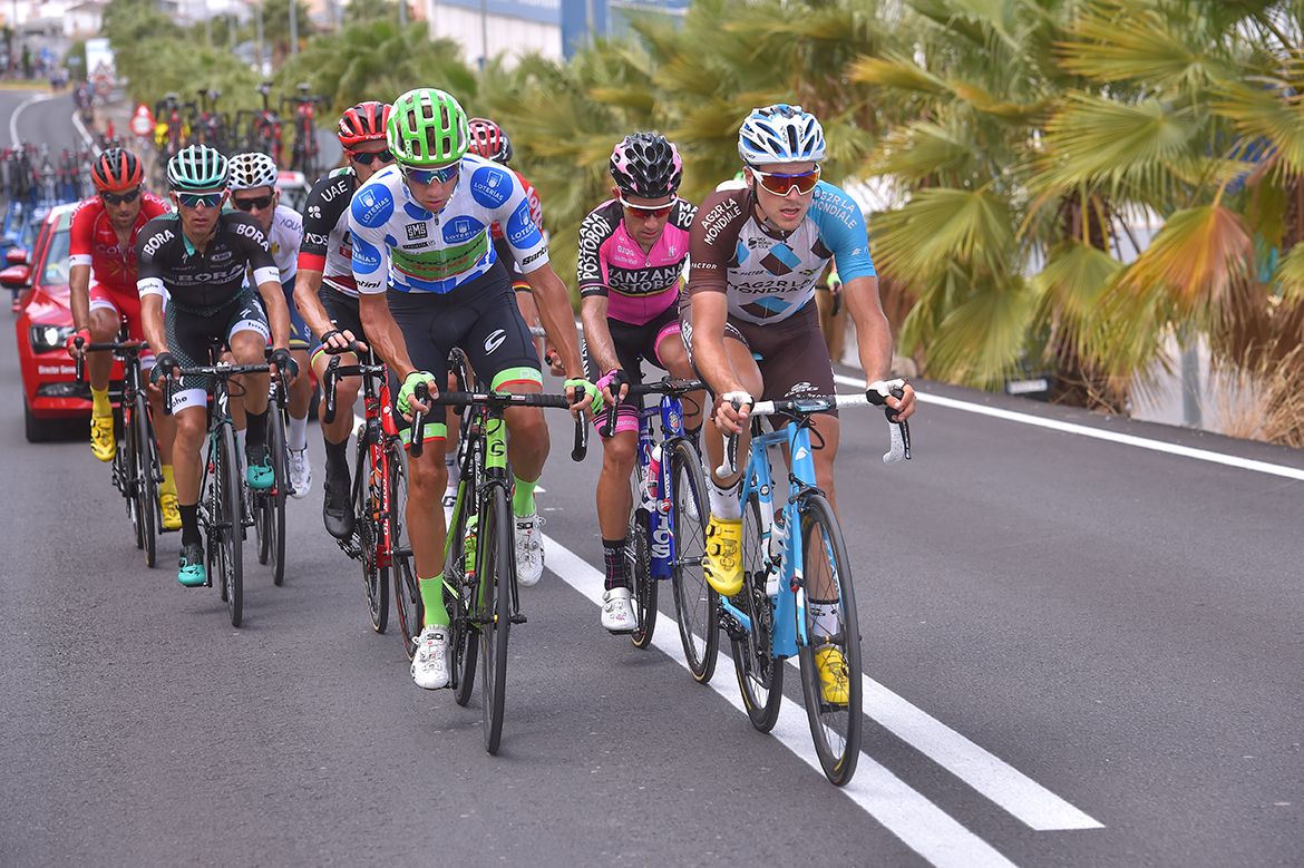 The main breakaway on stage 14 of the Vuelta a Espa&ntilde;a