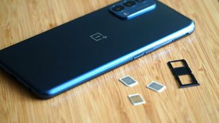 OnePlus n200 5G with SIM cards