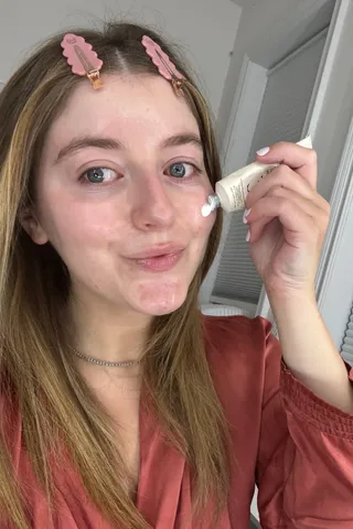 samantha holender testing moisturizer