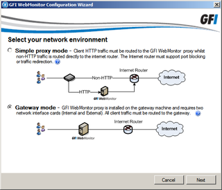 WebMonitor supports two deployments, but the gateway mode is easier as it doesn’t need any extra router configuration.
