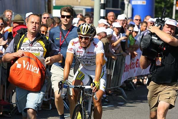 Edvald Boasson Hagen (Columbia-HTC) after his sprint