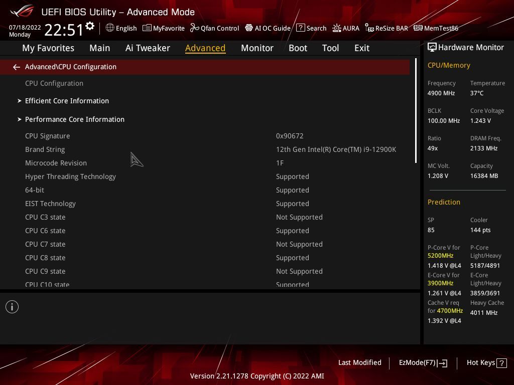 Asus ROG Strix Z690-A Gaming WIFI D4