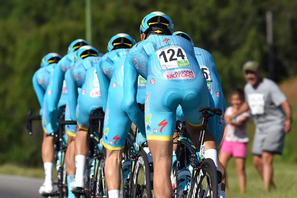 Astana during the TTT