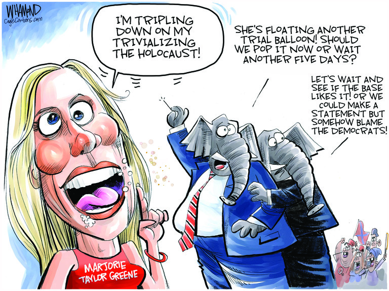 5 cartoons about the GOP's Marjorie Taylor Greene embarrassment | The Week