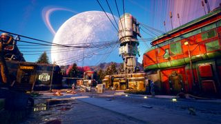 A run down colony from The Outer Worlds.