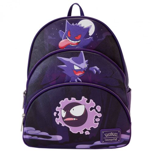 Pokemon Gengar Evolution Triple Pocket Backpack