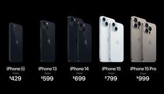 Apple iPhone 15 smartphone lineup