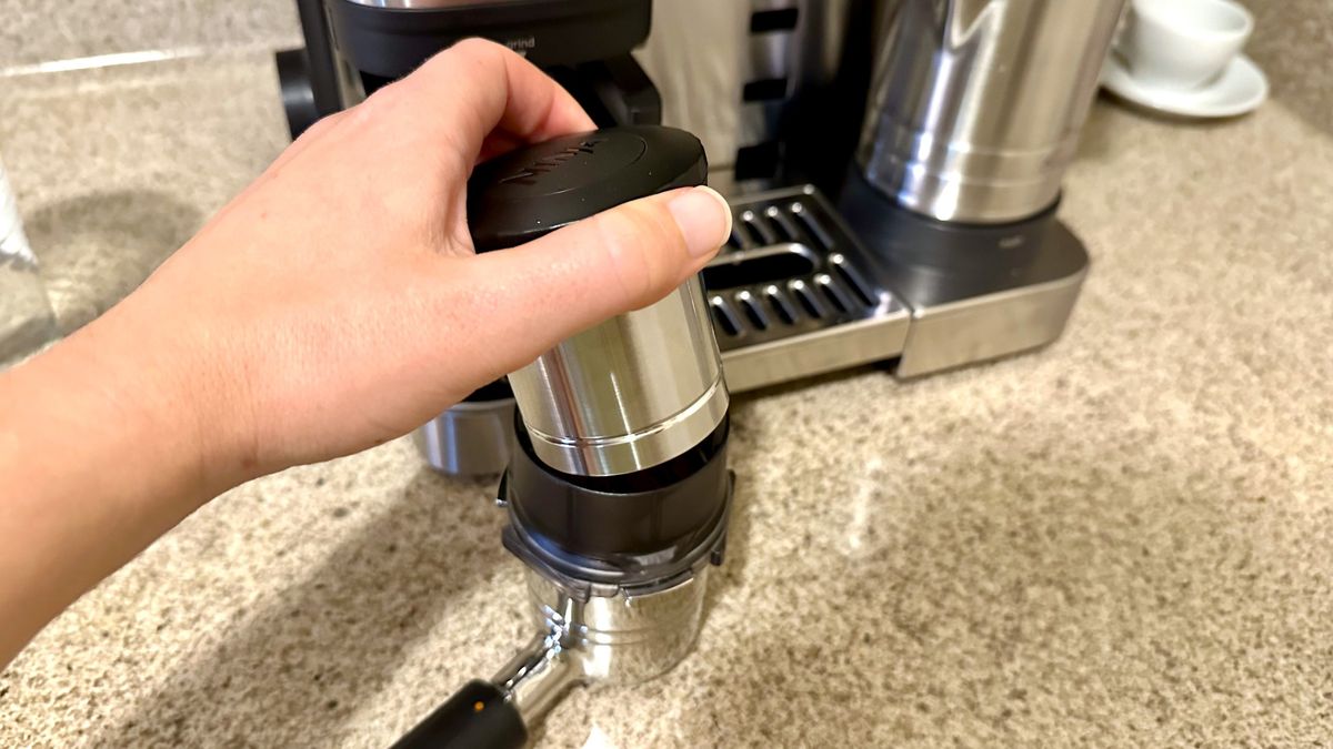 Ninja Luxe Cafe Premier coffee maker on kitchen counter