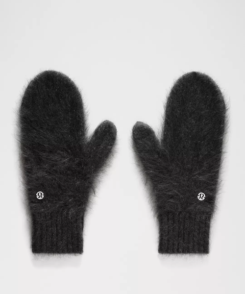 Fuzzy Cashmere Mittens