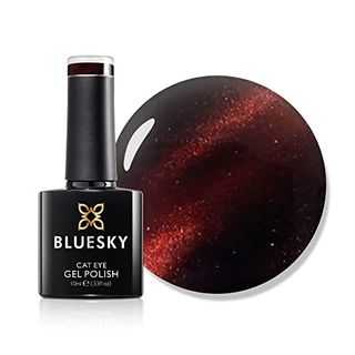 Bluesky Gel-Nagellack, Cat Eye Coat, Rot, Ka864, 10 ml Gel-Nagellack (muss unter einer UV-/LED-Lampe und einer dunklen Basis trocknen, um den beschriebenen Effekt zu erzielen)