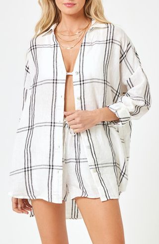 Rio Linen Cover-Up Tunic