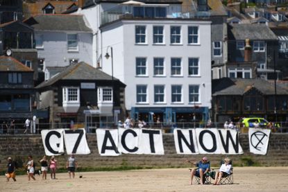 G7 summit in Cornwall.