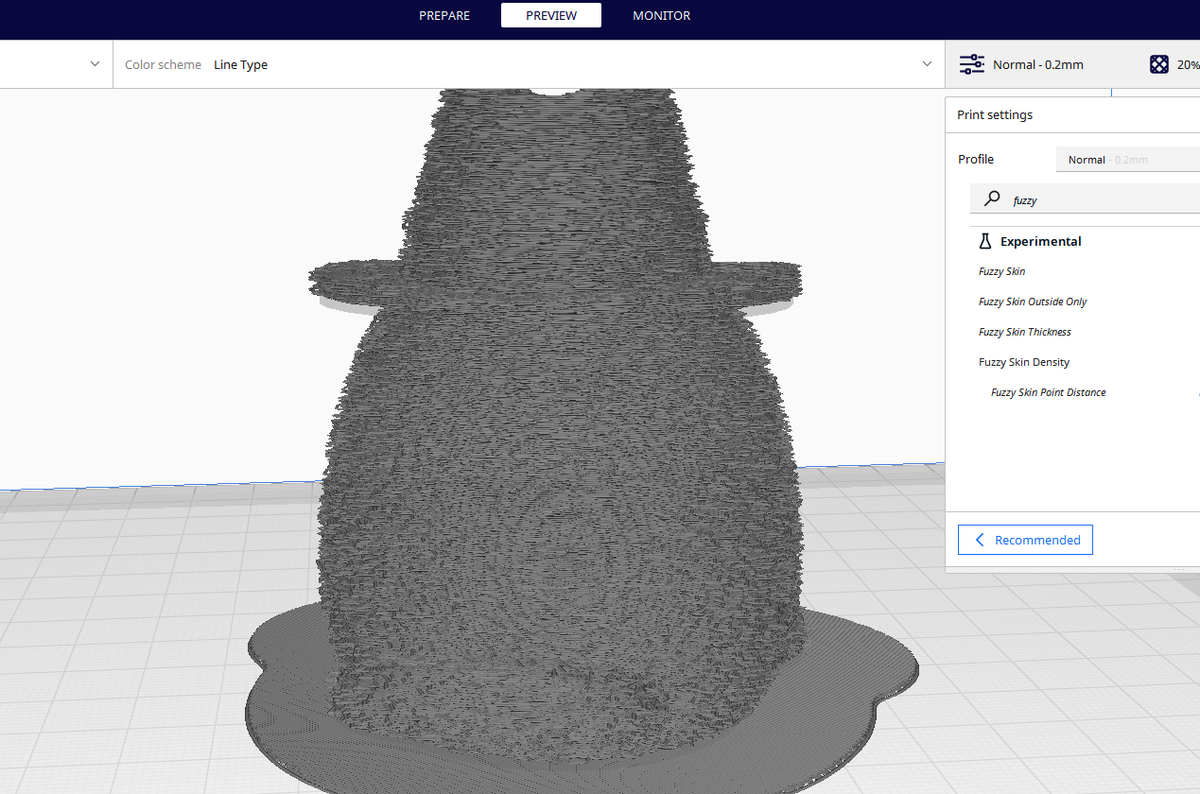 Cura Fuzzy Skin Feature How To Use It To Add A Textured Surface On 3d