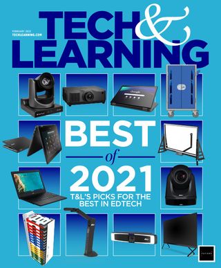 Tech & Learning's February 2022 magazine cover