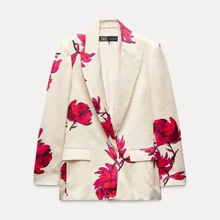 Floral blazer from Zara