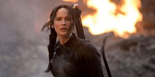 Jennifer Lawrence in Hunger Games Mockingjay