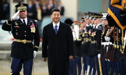 The Pentagon welcomes Chinese Vice President Xi Jinping.