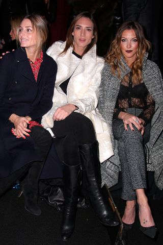 Olivia Palermo, Zani Gugelmann And Katie Cassidy At New York Fashion Week AW14