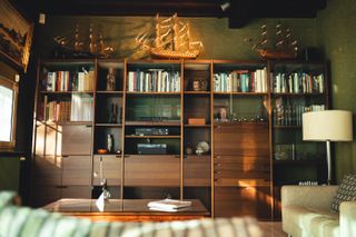 Shelving at Roset family home