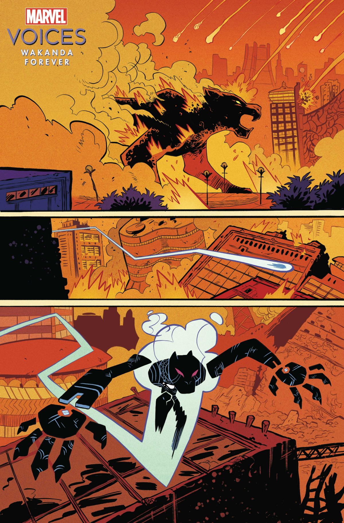 Marvel's Voices: Wakanda Forever #1 art