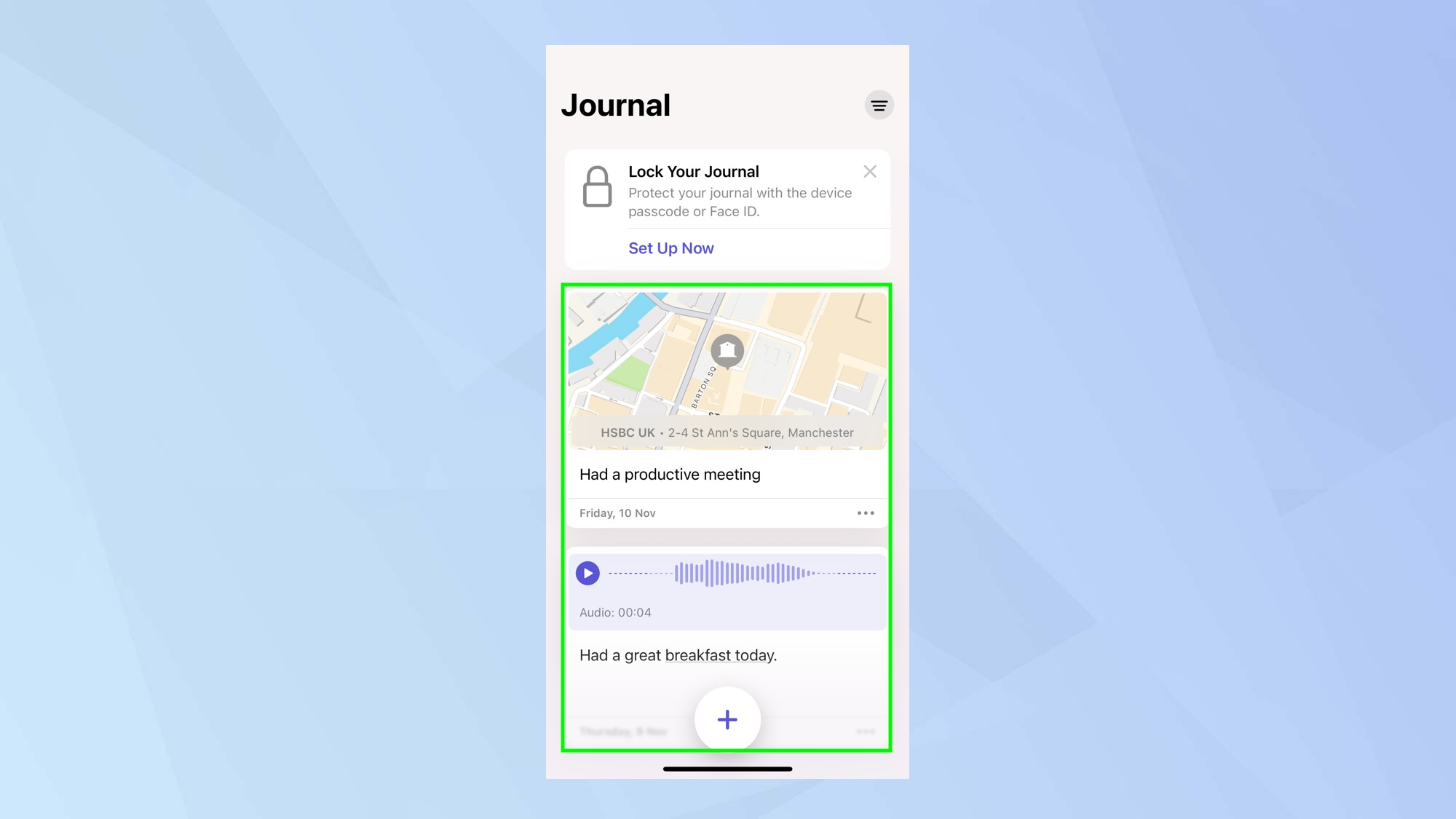 How to use the iOS 17.2 Journal app